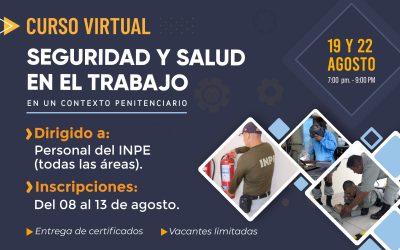 Curso virtual: Seguridad y Salud en el Trabajo para el entorno penitenciario.